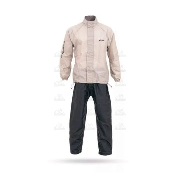 Impermeable con reflectivo negro tallas s