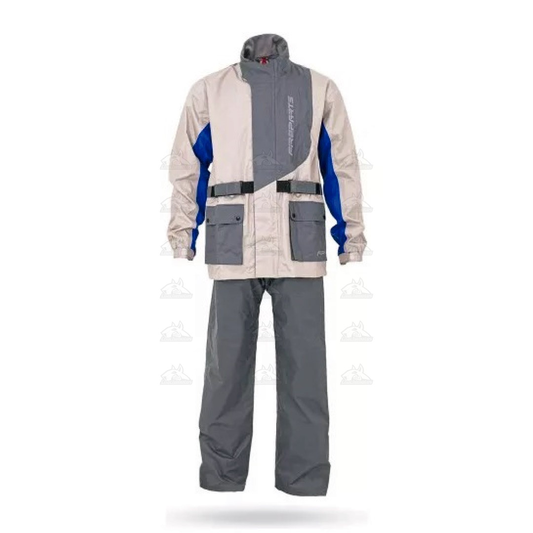 Impermeable con reflectivo negro tallas s