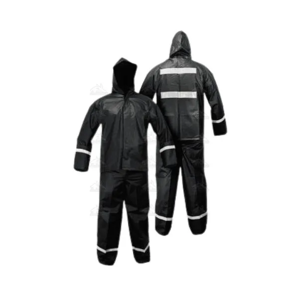 Impermeable negro tallas s