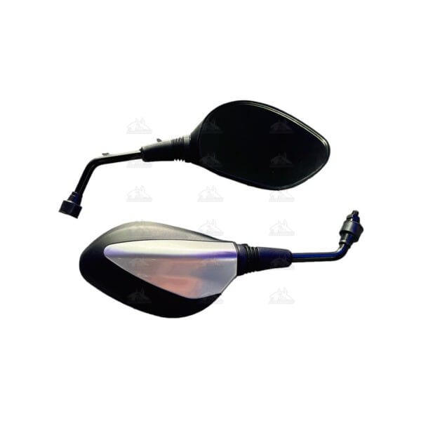 Chachimotos - Espejos para motocicleta agility genericos negro-plateado Renueva el estilo y la visibilidad de tu motocicleta.