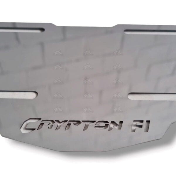 Chachimotos - Portaplaca para motocicleta acero crypton fi Portaplaca para proteger tu placa