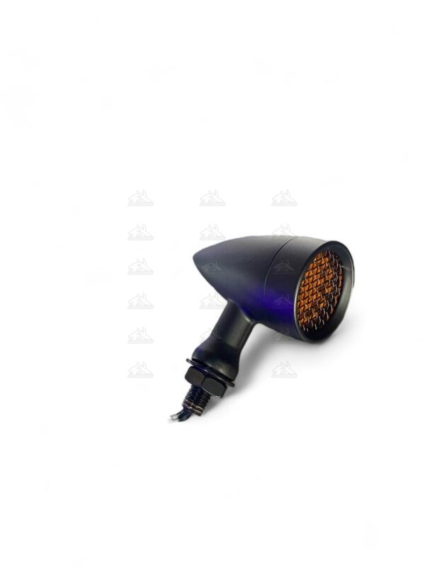 direccionales tipo café racer negro punta con malla