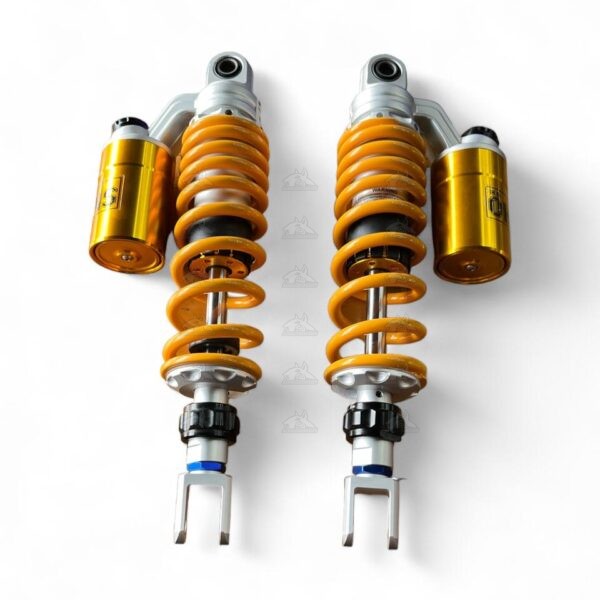 amortiguadores ohlins con pipeta amarillo