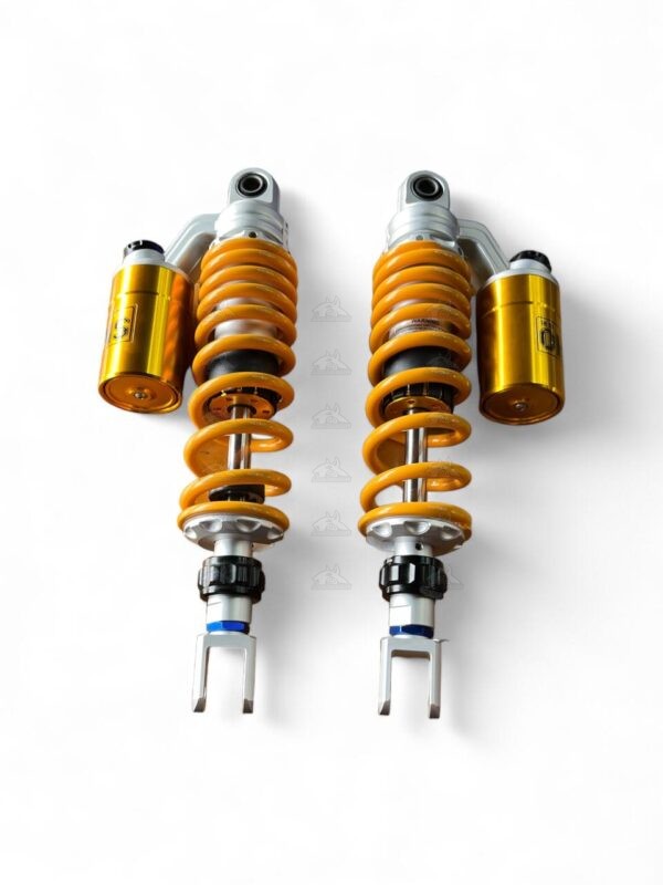 amortiguadores ohlins con pipeta amarillo