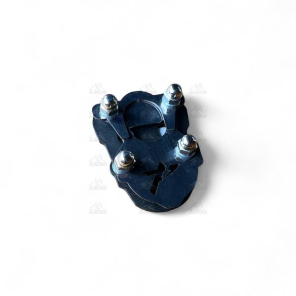 base pata pulsar 135-150-160-180-200 cromada
