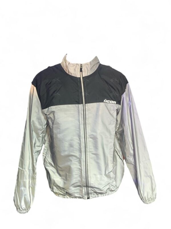 chaqueta reflectiva negra icon talla 3XL