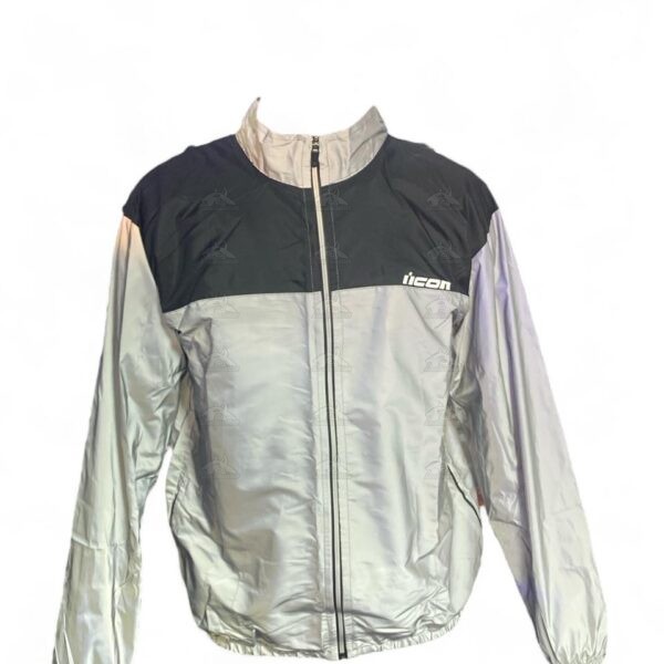 chaqueta reflectiva negra icon talla S