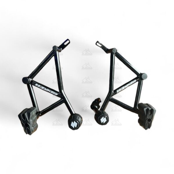 defensa tipo stunt gixxer 150 carburador negra