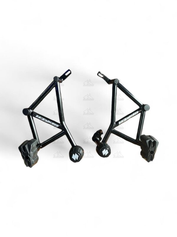 defensa tipo stunt gixxer 150 carburador negra