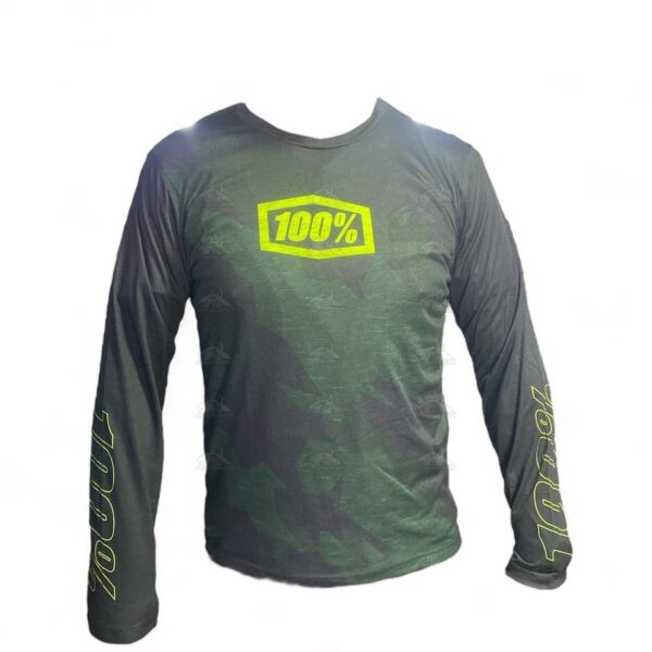 jersey 100% airmatic LS LE negro/camo talla M