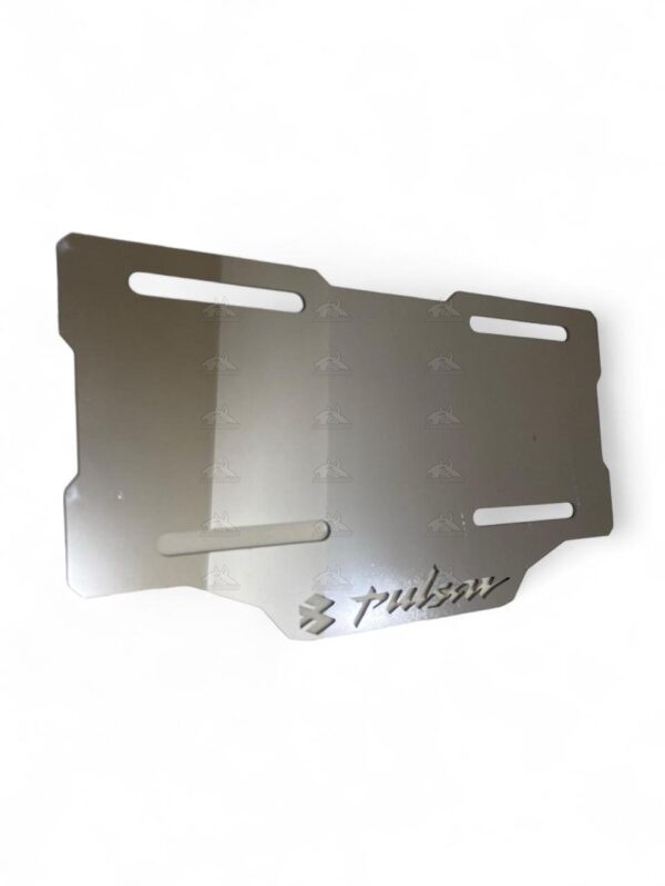 porta placa acero pulsar