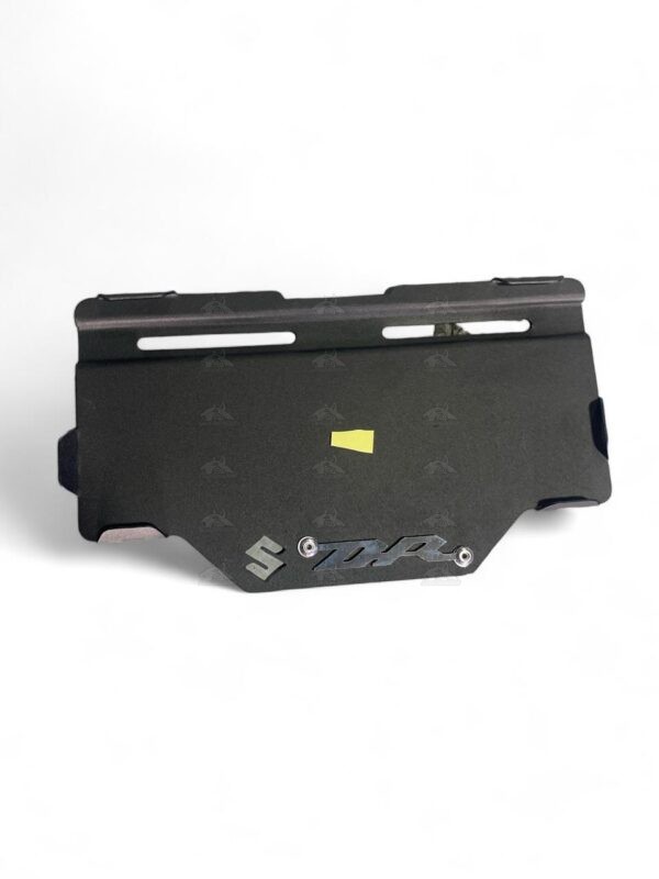 porta placa negro 3d dr