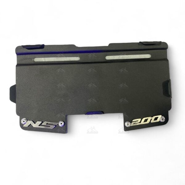 porta placa negro 3d ns200