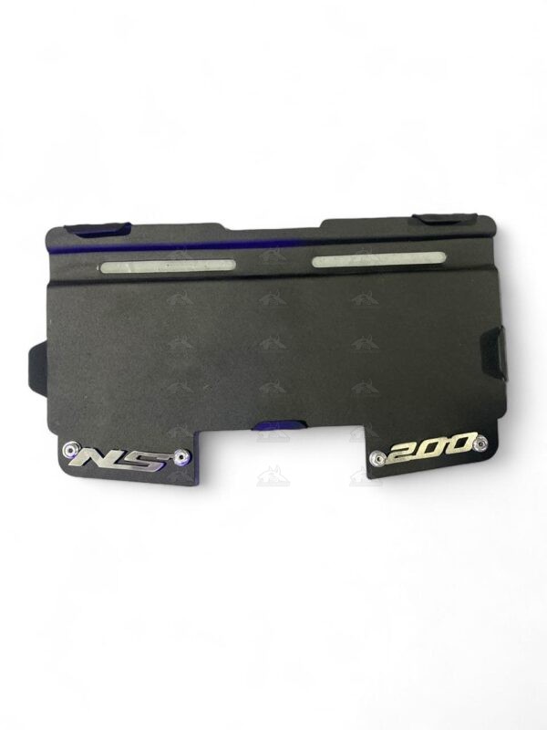 porta placa negro 3d ns200