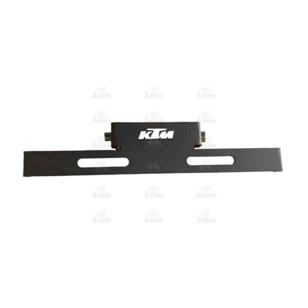 porta placa retractil negro 3d duke 200-250-390