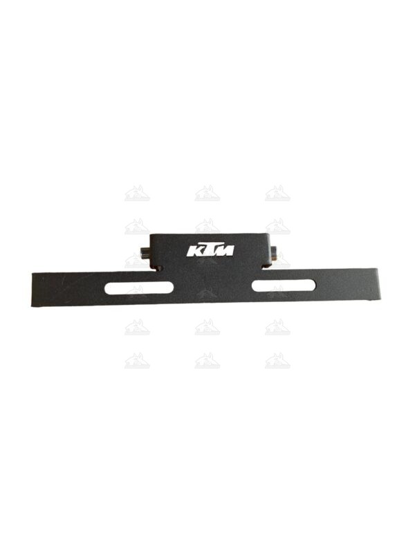porta placa retractil negro 3d duke 200-250-390
