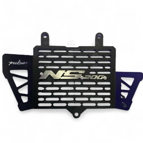 protector radiador pulsar 200 negro 3d
