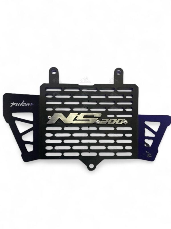 protector radiador pulsar 200 negro 3d
