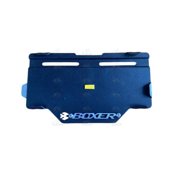 porta placa 3d negro boxer