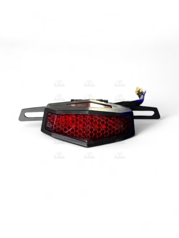 stop led tipo enduro con porta placa