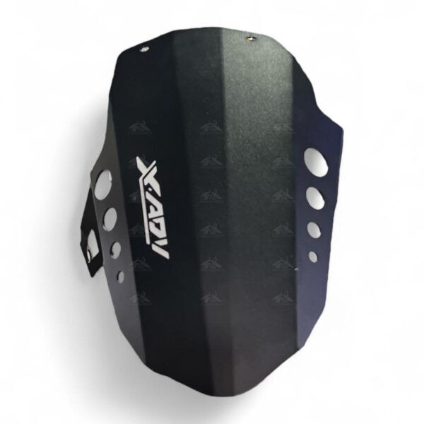 guardabarro trasero metalico xadv negro