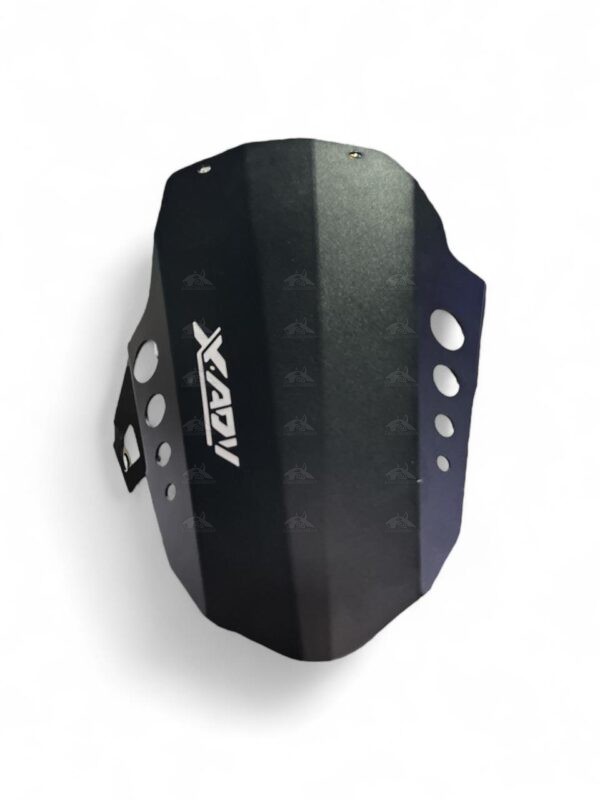 guardabarro trasero metalico xadv negro