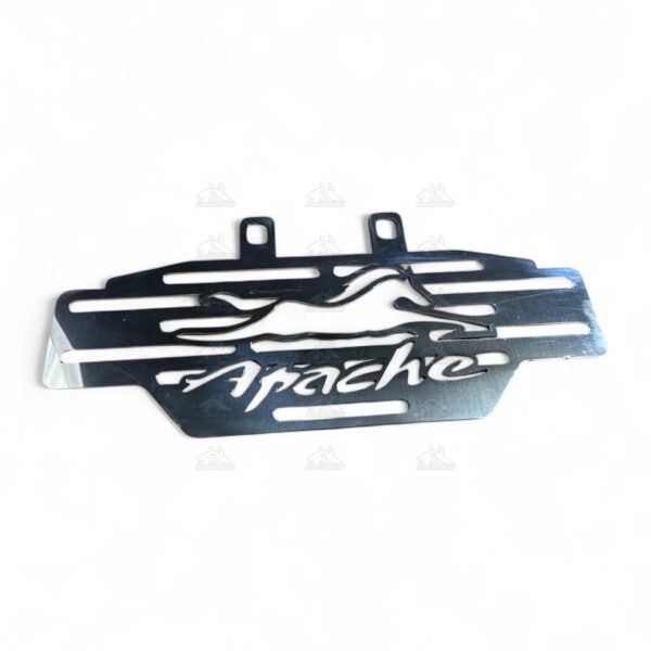 protector radiador apache 200 plateado
