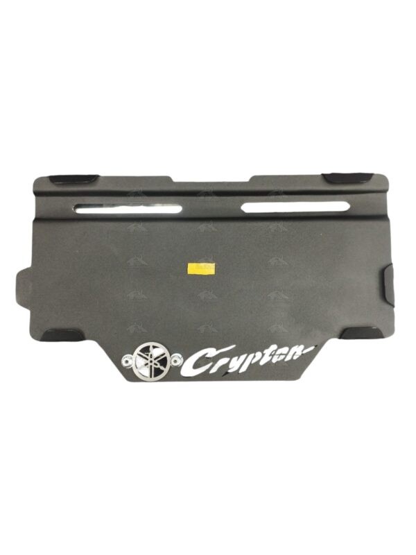 Portaplaca 3d negro Crypton